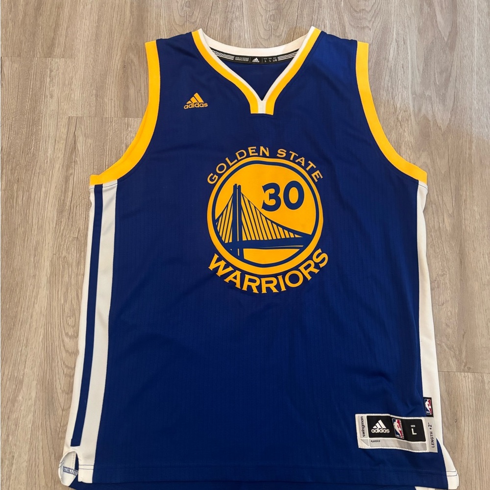 Adidas Blue NBA Curry Jersey